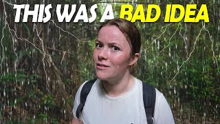 Stuck in A DANGEROUS STORM in The Malaysian JUNGLE...