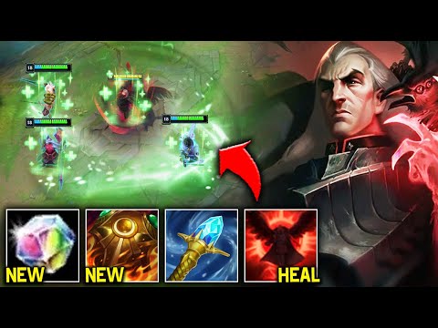 Swain with the NEW Tank item is a literal cheat code (HEAL YOUR TEAM AND NEVER DIE)
