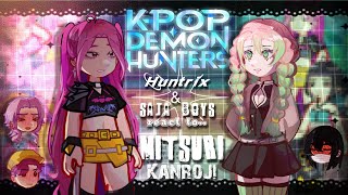 K-POP demon hunters react to Mitsuri Kanroji as Mira’s sister || KPDH X KNY || made by Yuk!ra 