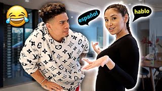 SPEAKING ONLY SPANISH TO MY HUSBAND FOR 24 HOURS!!! **HE DIDN&#39;T UNDERSTAND ANYTHING LOL**