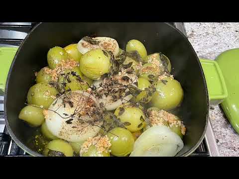 How to make Green Tomato Marinara sauce