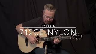 Video thumbnail for Taylor 712ce N Nylon String Guitar by Guitar Gallery by Guitar Gallery