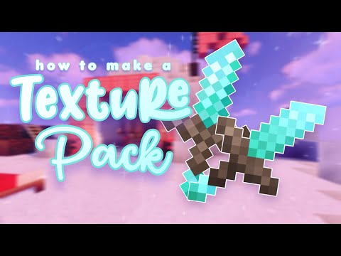 How to Make a Minecraft Texture Pack (Ep 1) || Swords + Pack Files