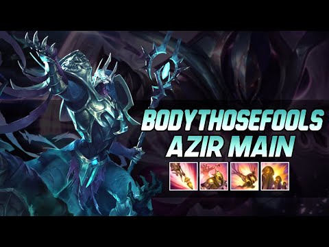 BodyThoseFools "Azir Main" Montage | Best Azir Plays