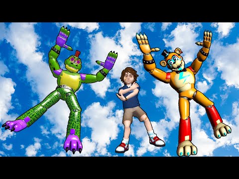 FNAF Security Breach Ragdolls Jumps and Falls [GMOD] - Episode 2