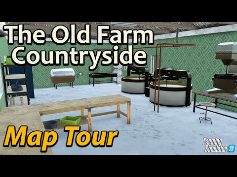INSANE CUSTOM PRODUCTIONS AND CROPS! - THE OLD FARM COUNTRYSIDE MAP TOUR! - FS22 | GRAINMAN TRAVELS