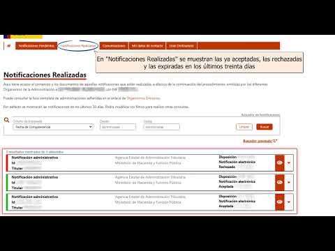 Notificaciones electrónicas en la Dirección Electrónica Habilitada Única (DHú)