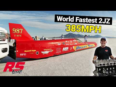 Streamliner mit 2JZ-Antrieb erreicht 620 km/h | NEUE REKORDE bei der Bonneville Speedweek 2025 | ...