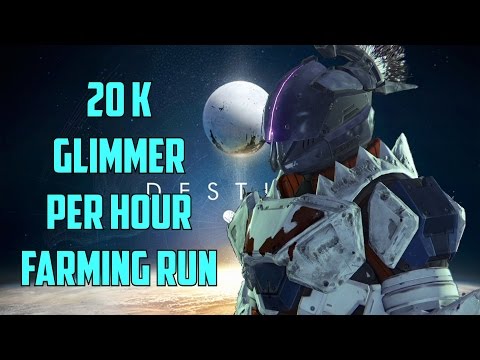 Destiny - 20K Glimmer Per Hour Run - The Dark Below Farming