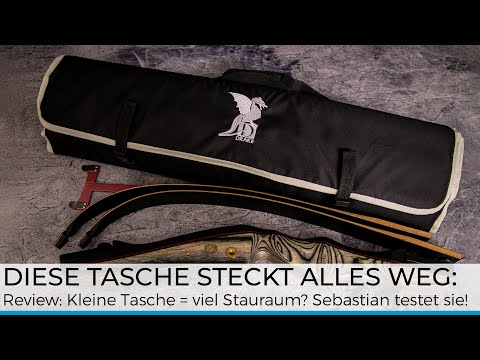 Keep your archery equipment safe and ready to hand for training: the new bow bag from DRAKE ARCHERY