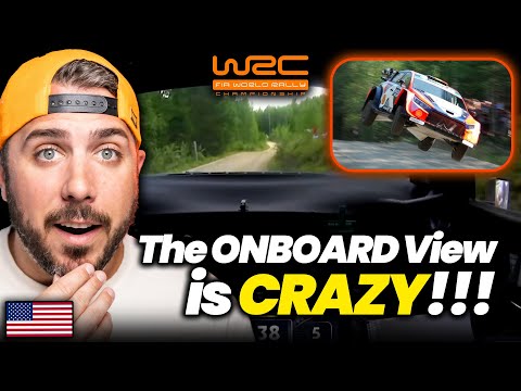 American Reacts to WRC Finland 2025 | INSANE Onboard View!