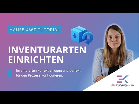 Inventurarten einrichten