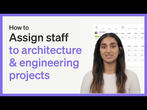 What's the best way to assign staff for architecture and engineering projects?