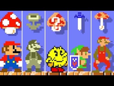 Super Mario Maker Series - All Super Mario Bros Power-Ups