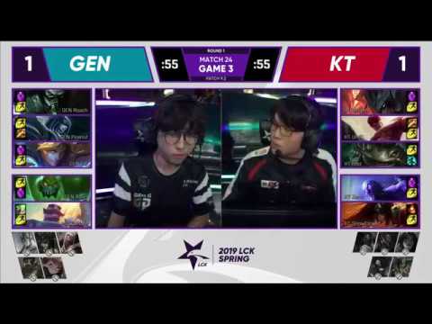 GEN vs KT Gen.G Generation vs KT Rolster| Week 3 Day 2 | Game 3 Highlights | LCK Spring Split 2019