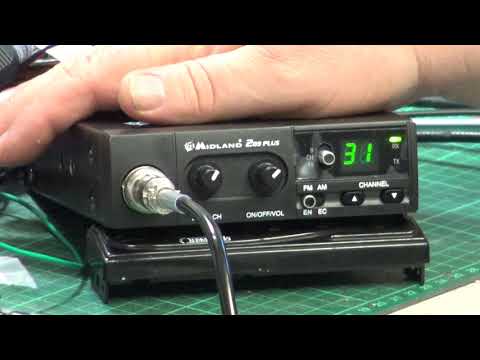 Midland 203 Plus UK CE MultiNorm CB radio (mobile) - On The Air Test