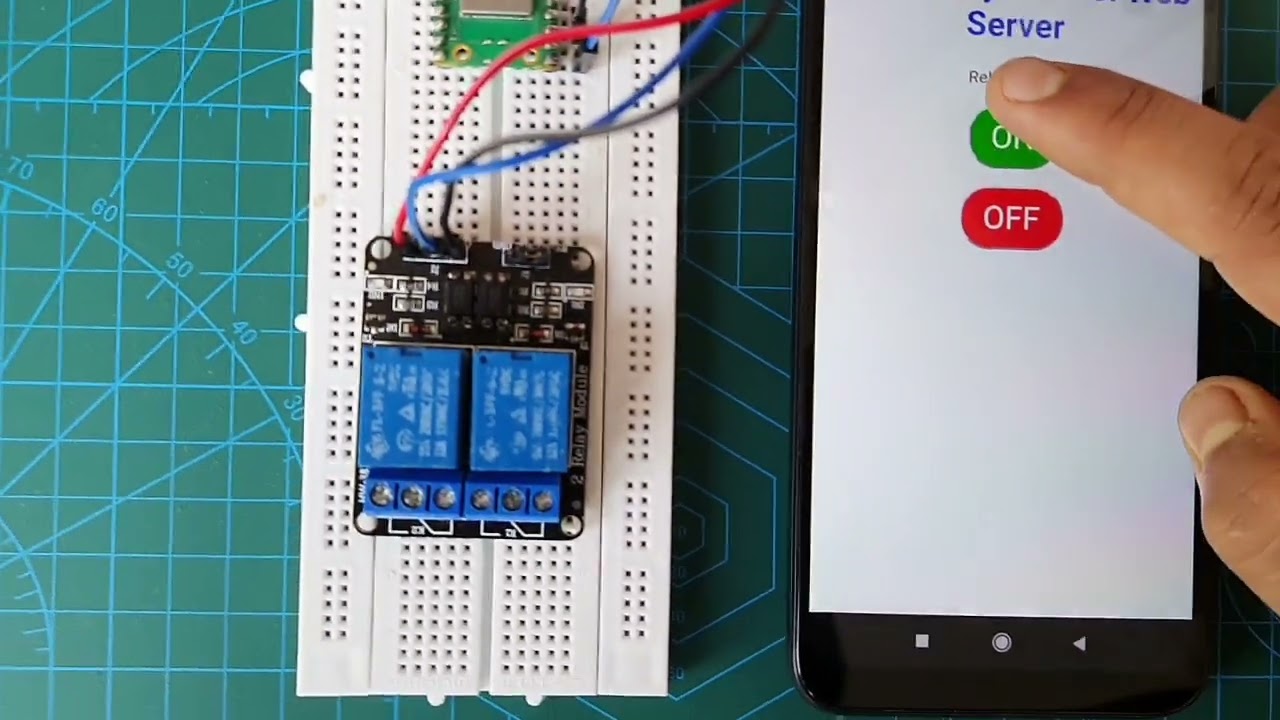 Raspberry Pi Pico Relay Control Web Server In MicroPython