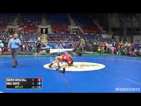 112 Champ. Round 1 - Hali Davis (Texas) vs. Haven Driscoll (California)