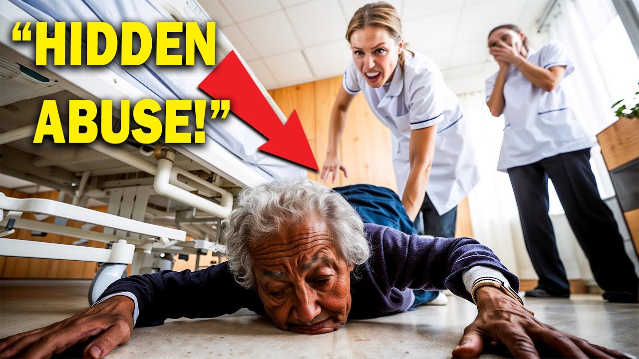 Abusive Nurse Bullies Elderly Woman in Care Home, Unaware a Hidden Camera Is Recording Everything!