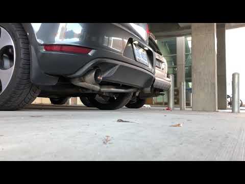Mk6 GTI muffler delete and Vibrant Ultra Quiet resonator