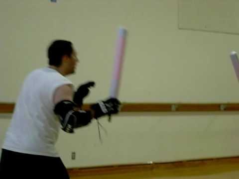 Filipino Martial Arts Club of Sacramento State Sparring 6/14/09 Chris vs. Jason
