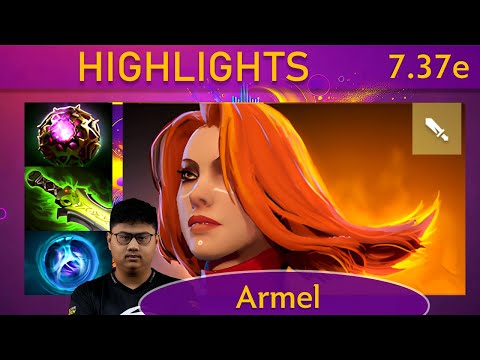 💰 7.37e Armel Lina |K+A-D - 30 KP - 73%| 900+ GPM! Mid Highlights - Dota 2 Top MMR