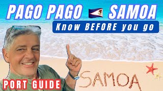 Snorkeling with a Moray Eel! 🐍 Pago Pago Samoa Port Guide 2026 & Two Dollar Beach 🏖️