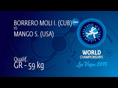 Qual. GR - 59 kg: I. BORRERO MOLI (CUB) df. S. MANGO (USA), 4-2