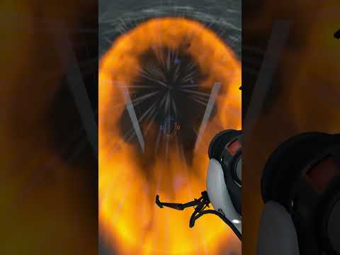 Chell skipped GLaDOS and went for the cake..