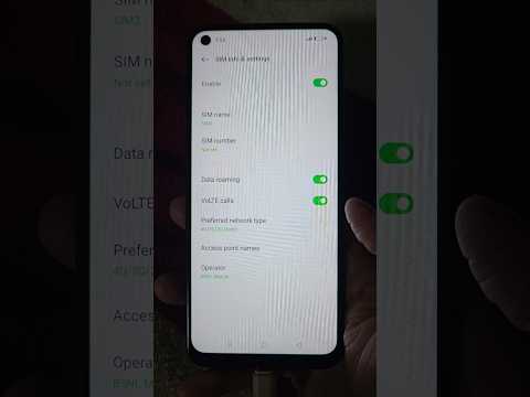 How to Turn on VoLTE Calls in oppo #shorts