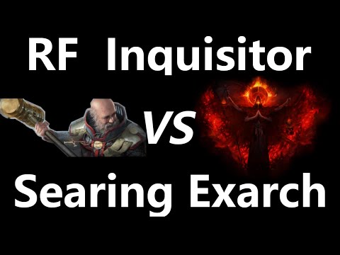 Inquisitor RF League Starter (4L) vs Searing Exarch - Path of Exile Ancestor League SSF 3.22
