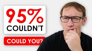 Too Hard? 95% Couldn't Answer This in Their GCSE Exam