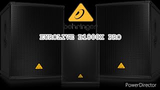 Video thumbnail for BEHRINGER EUROLIVE B1800X PRO by Rosal Diolola