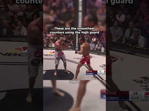 Perfect high guard counters in the UFC #ufc #mma #shorts