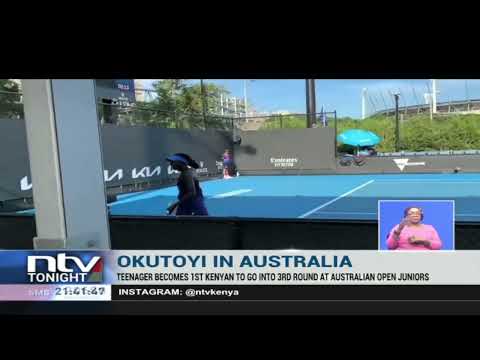 Kenya's Angela Okutoyi marks a milestone at Australian Open Junior championships