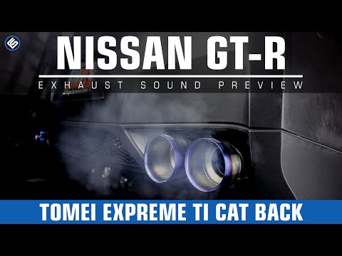 Tomei Expreme Ti Cat Back Exhaust - Nissan GT-R R35 Exhaust Video