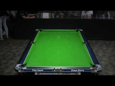 2021 Men's National Amateur Singles Last 32 - Pete Hazell v Shaun Storry
