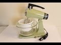 Vintage Green Sunbeam Mixmaster Mixer Retro