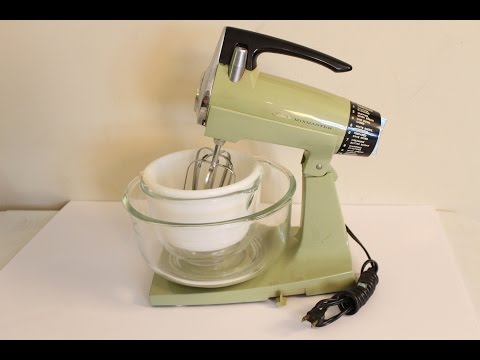 Vintage Green Sunbeam Mixmaster Mixer Retro