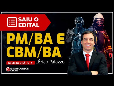 Concurso PM e CBM BA: Soldado – Saiu o edital!
