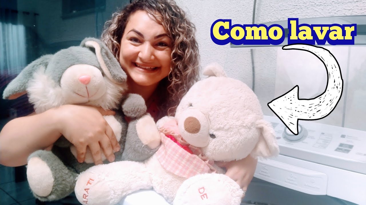Como Lavar Bichos de Pelúcia | Como Lavar Brinquedos na Lavadora | Como Deixar Seus Ursinhos Limpos