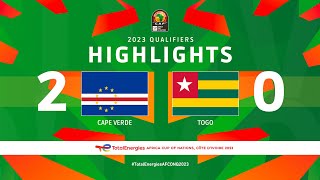 Éliminatoires de la CAN – Côte d’ivoire 2023 | Groupe B : Cap-Vert 2-0 Togo