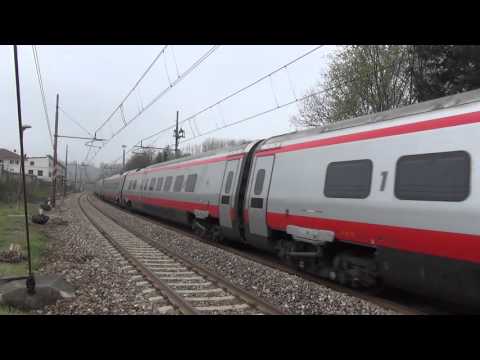 FRECCIARGENTO ETR.610 IN TRANSITO A CANTU' CERMENATE.(MI) 5 - 4 - 2016.