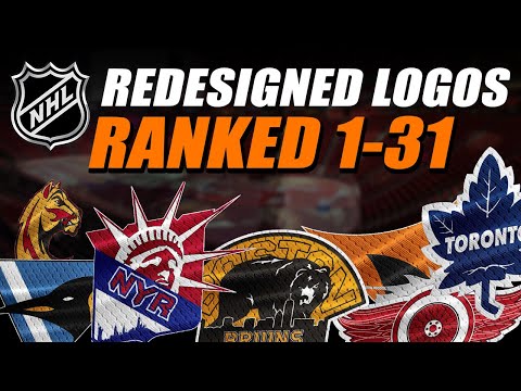 NHL Redesigned Logos Ranked 1-31! (designs by Wyatt)