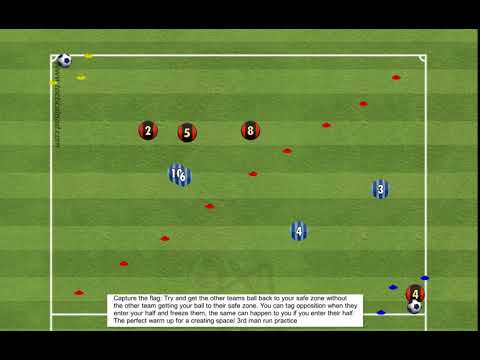 Capture the Flag Soccer Warm Up