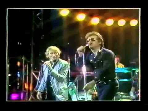 Duo Johnny Hallyday et Eddy Mitchell  Medley Rock'n'Roll  Live.