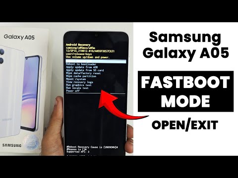 How To Enter/Exit Fastboot Mode In Samsung A05 | Fastboot Mode Settings
