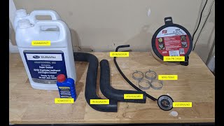 2015 Subaru Outback coolant flush, thermostat and hose replacement