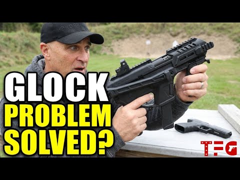 Ever seen a Glock 43 SBR?  ReCover Tactical 20/20 with the SA43 Adapter for the Glock 43 43X and 48