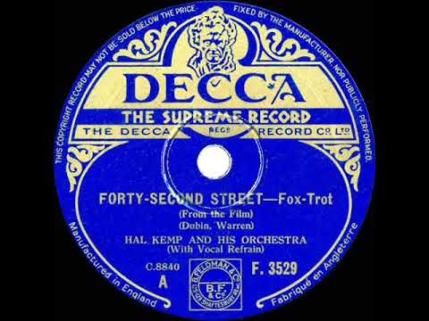1932 Hal Kemp - Forty-Second Street (Skinny Ennis, vocal)